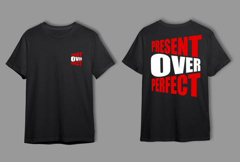The new Present over Perfect tee