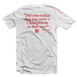 The New F2 “Champion” tee (Blk/Red)